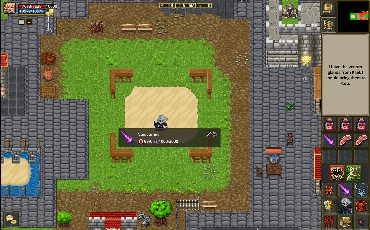 A PvP guild battle in DrakMe