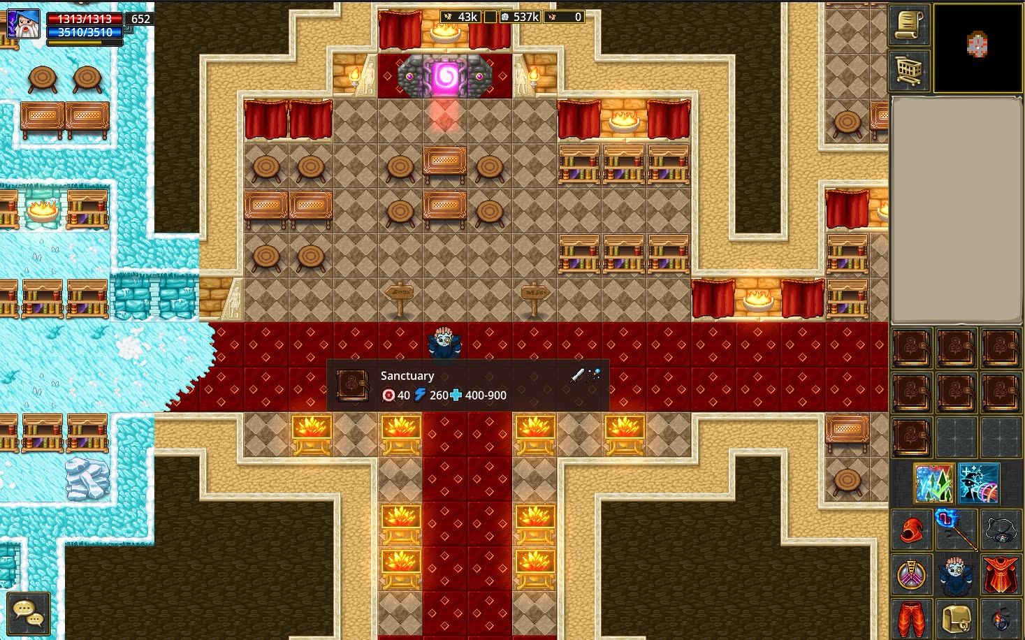 A DrakMe wizard casting a party buff